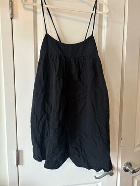 Gauzy Black Romper